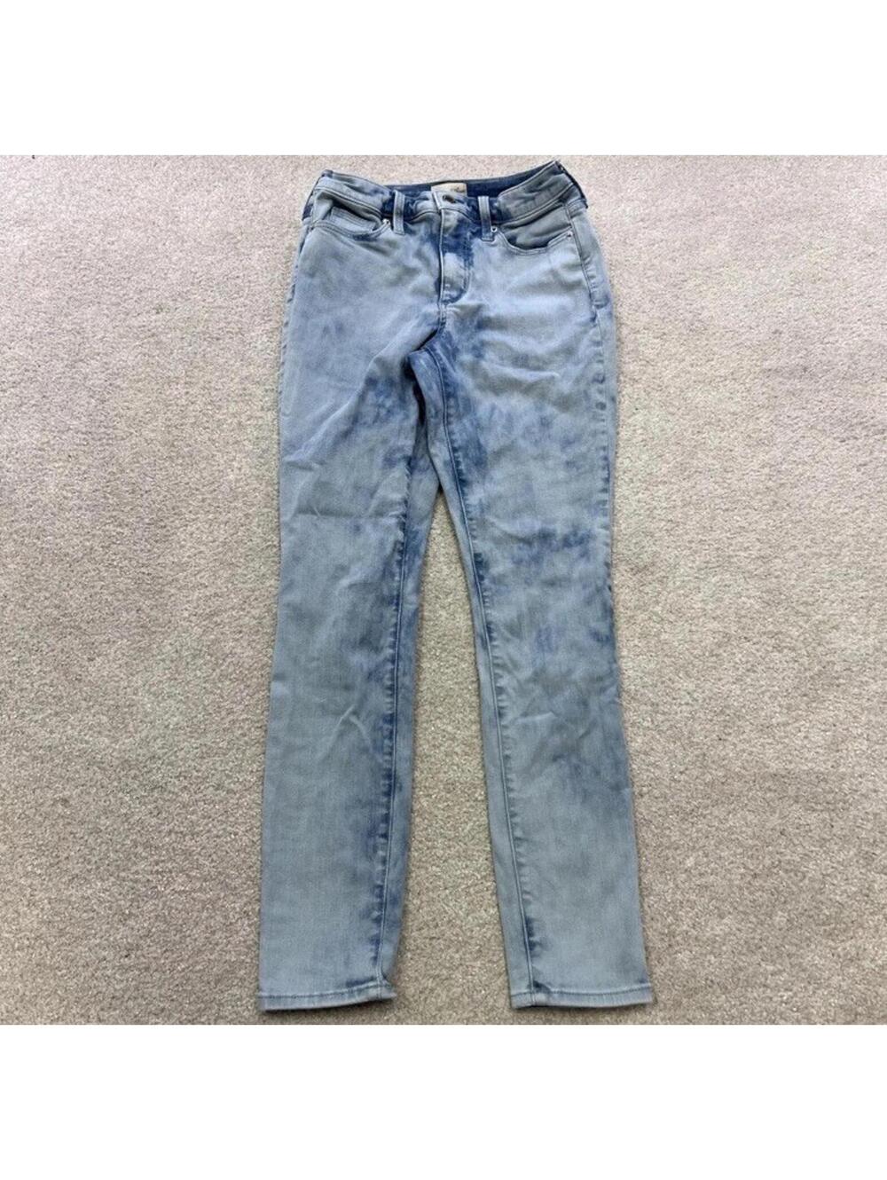 Universal Thread High Rise Skinny Blue Pockets Women’s Size 2